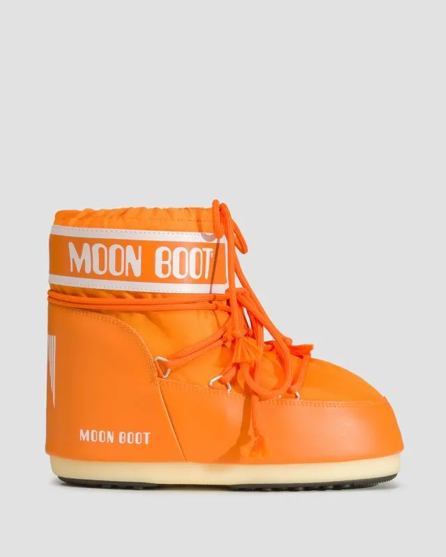 Stivali da neve da donna Moon Boot Icon Low Nylon Arancioni