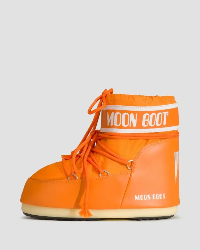 Stivali da neve da donna Moon Boot Icon Low Nylon Arancioni