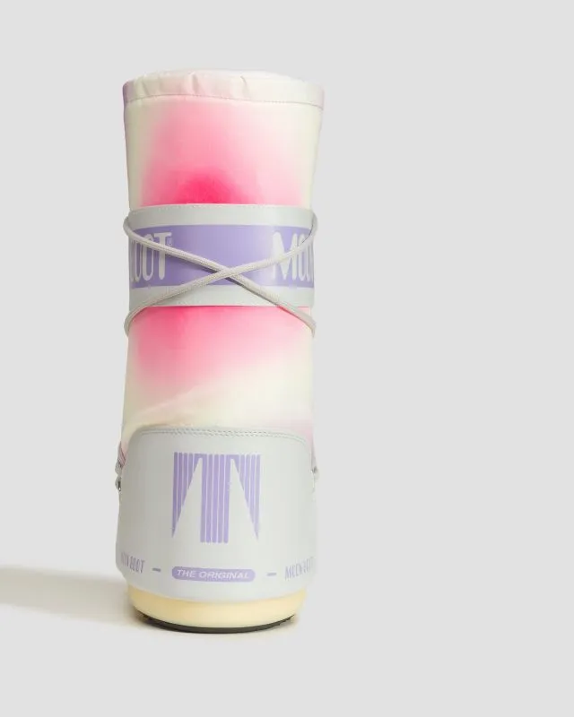 Stivali da neve da donna Moon Boot Icon Tie Dye Grigi