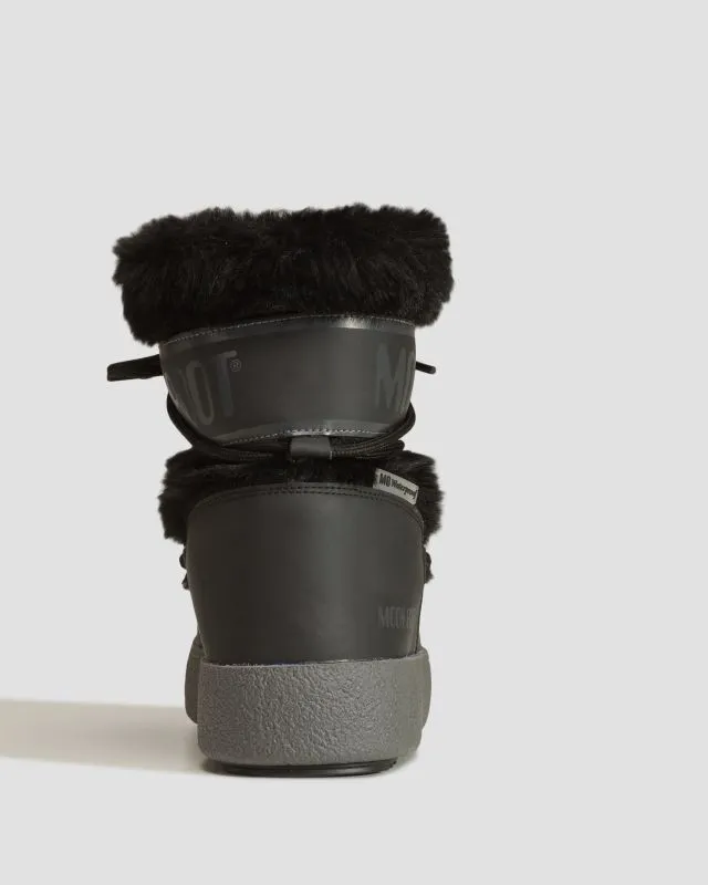Stivali da neve da donna Moon Boot Ltrack Faux Fur Wp Neri