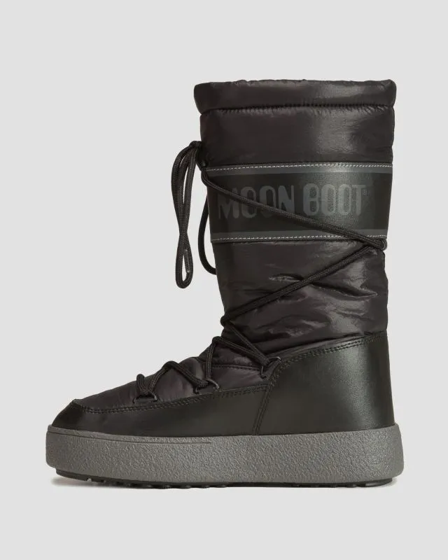 Stivali da neve da donna Moon Boot Ltrack High Nylon Wp Neri