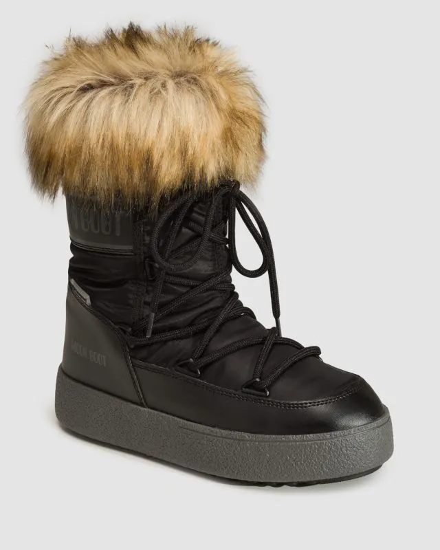 Stivali da neve da donna Moon Boot Ltrack Monaco Low Wp Neri