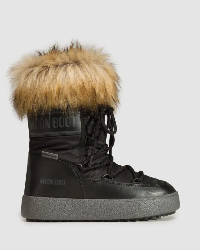 Stivali da neve da donna Moon Boot Ltrack Monaco Low Wp Neri