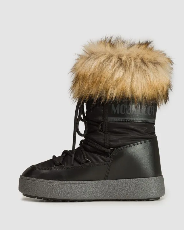 Stivali da neve da donna Moon Boot Ltrack Monaco Low Wp Neri