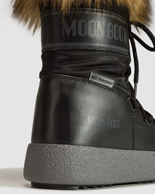Stivali da neve da donna Moon Boot Ltrack Monaco Low Wp Neri