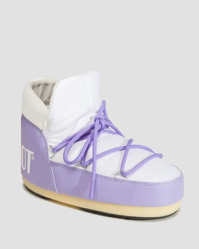 Stivali da neve da donna Moon Boot Pumps Bi-Color Viola