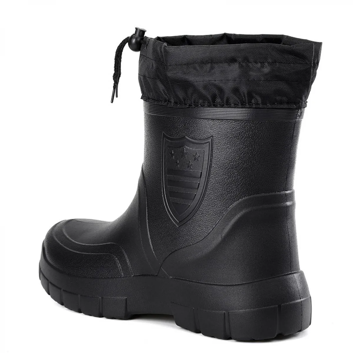 Stivali da neve impermeabili da uomo Stivali da pioggia da lavoro invernali Comfort Scarpe di cotone calde Calzature da passeggi