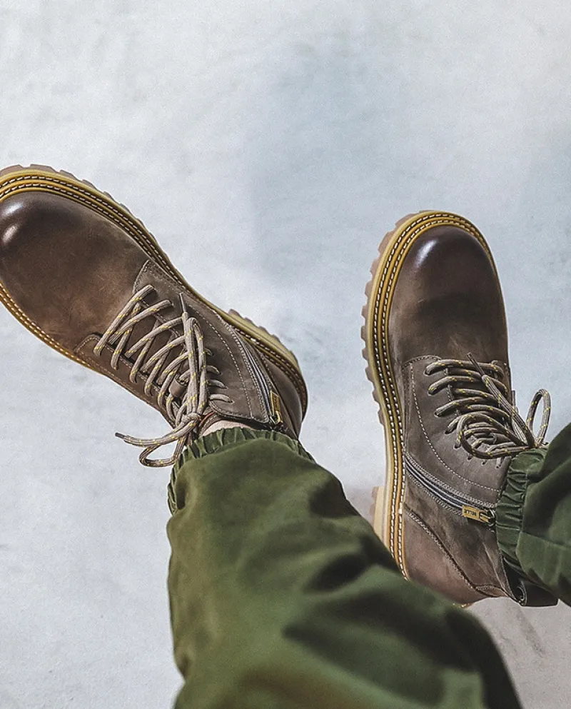Stivali Martin per lautunno e linverno Nuovi stivali da uomo Tendenza moda Stivali a pozzetto più stivali da neve in velluto
