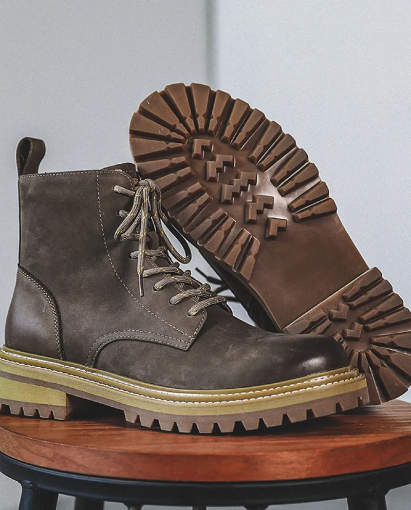 Stivali Martin per lautunno e linverno Nuovi stivali da uomo Tendenza moda Stivali a pozzetto più stivali da neve in velluto
