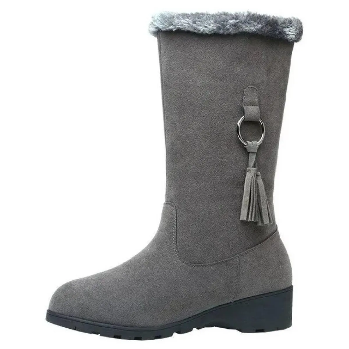 Stivali morbidi Stivali da neve caldi e morbidi da donna Scarpe invernali alte alla coscia antiscivolo