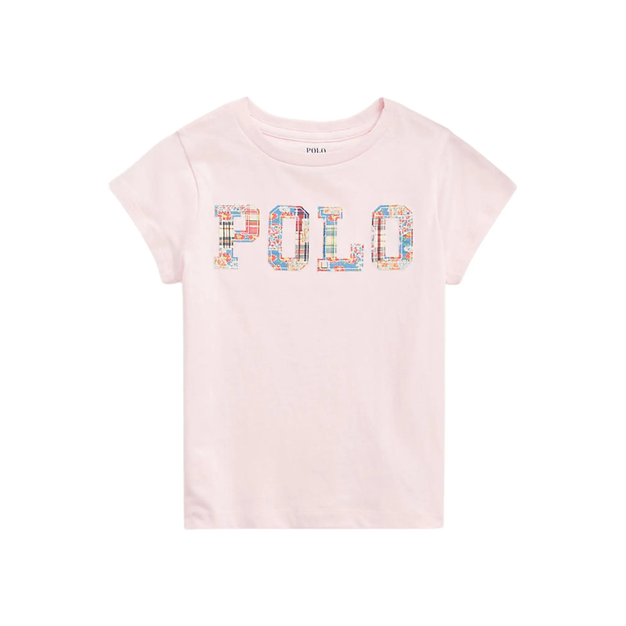 T-shirt Bambina Rosa logo colorato