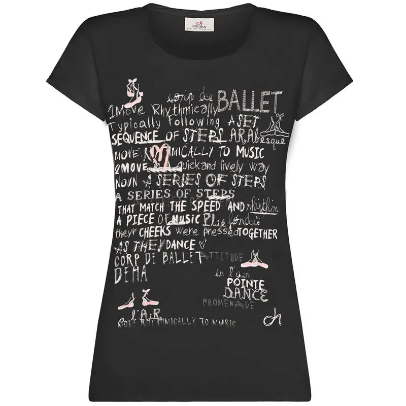 T-Shirt con stampa scritte 