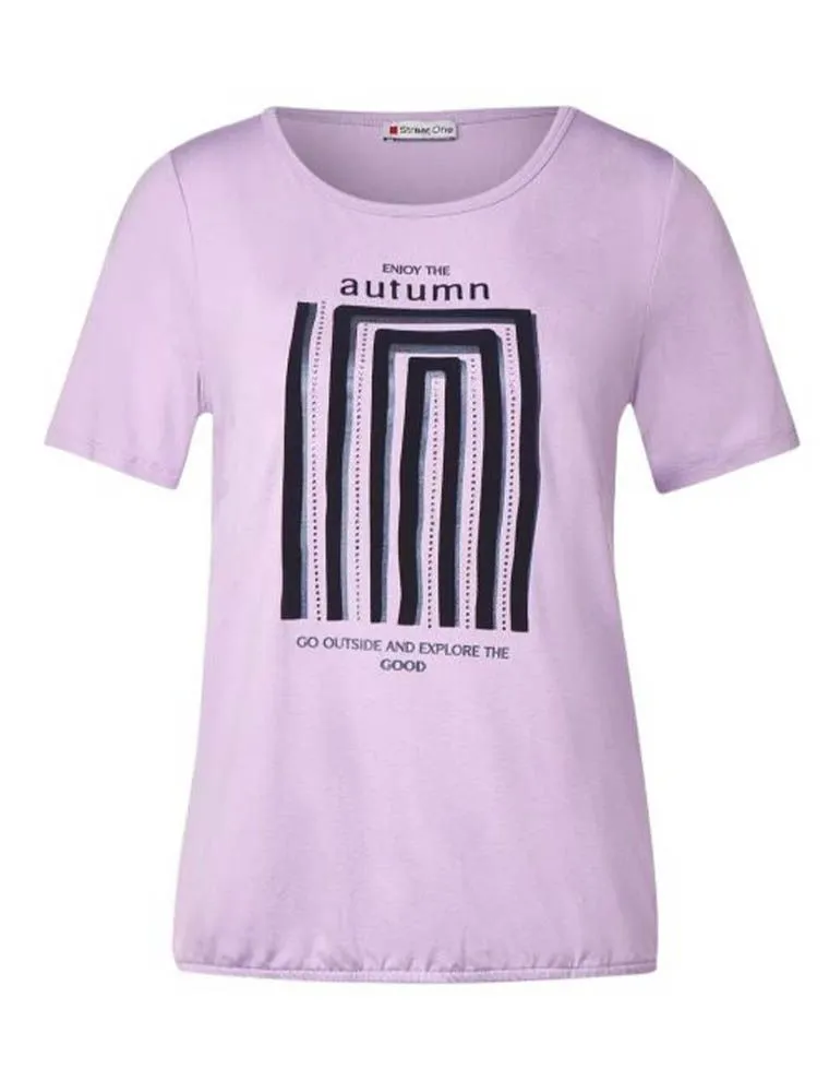T-shirt Manica Corta Street One - Lilla