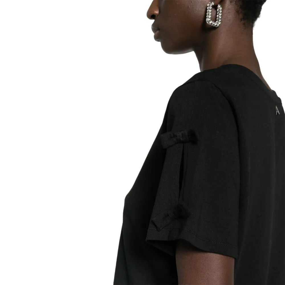 T-shirt Twinset Actitude regular con fiocchetti