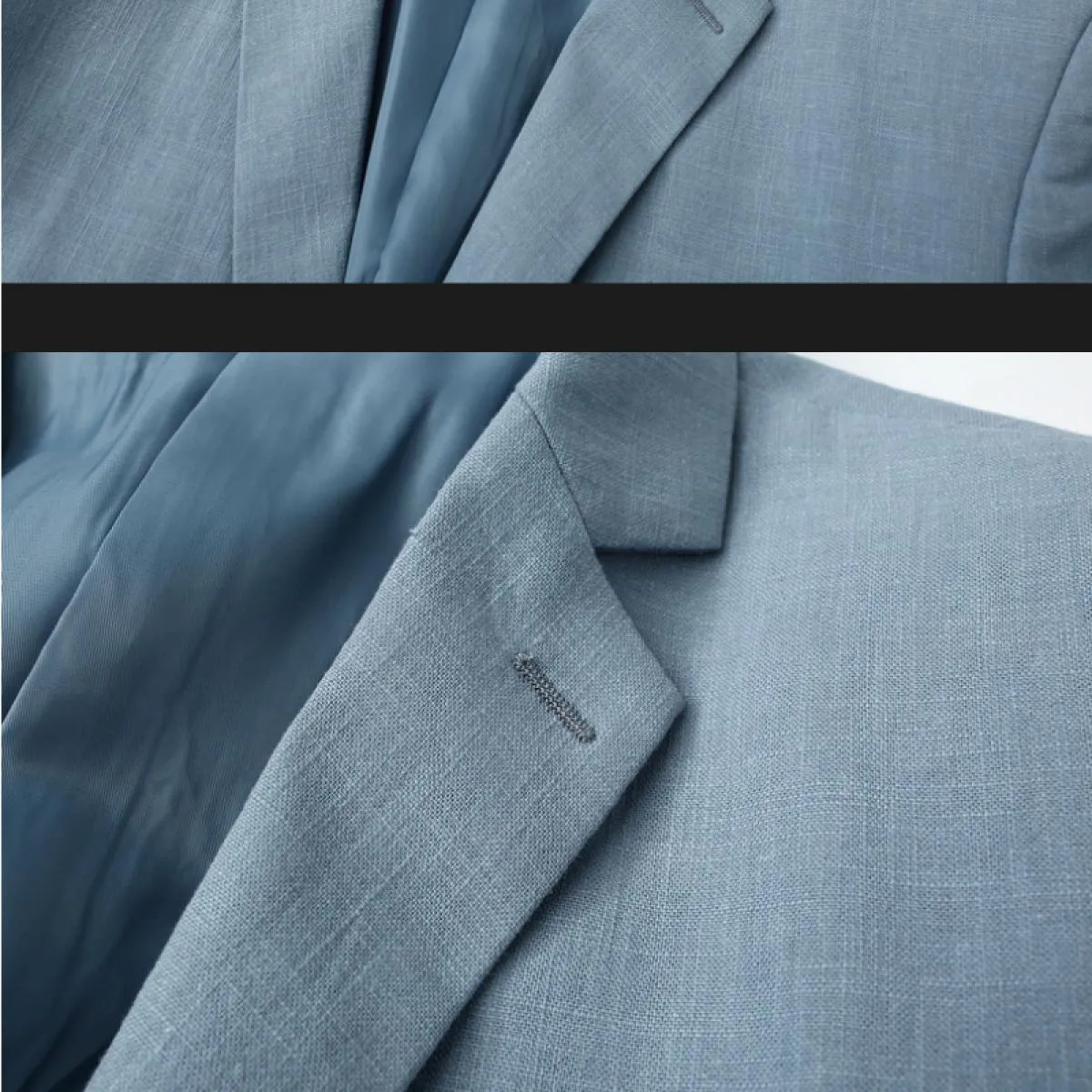 Taglie forti M 6xl, blazer casual in lino da uomo, giacca da abito slim fit, adatta per la primavera e l'autunno, fodera in poli