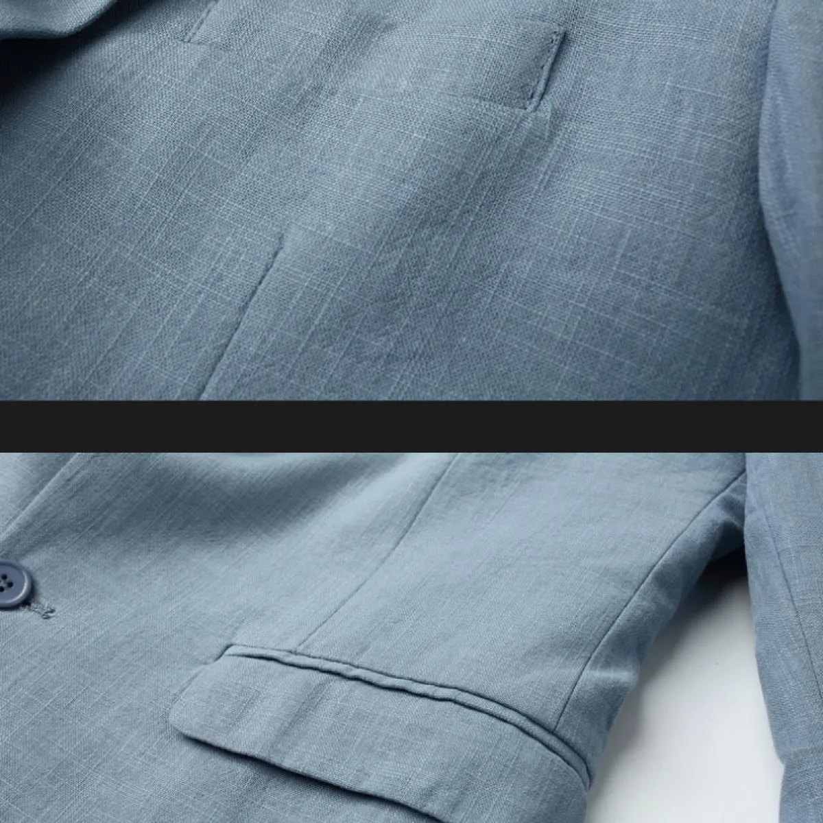 Taglie forti M 6xl, blazer casual in lino da uomo, giacca da abito slim fit, adatta per la primavera e l'autunno, fodera in poli