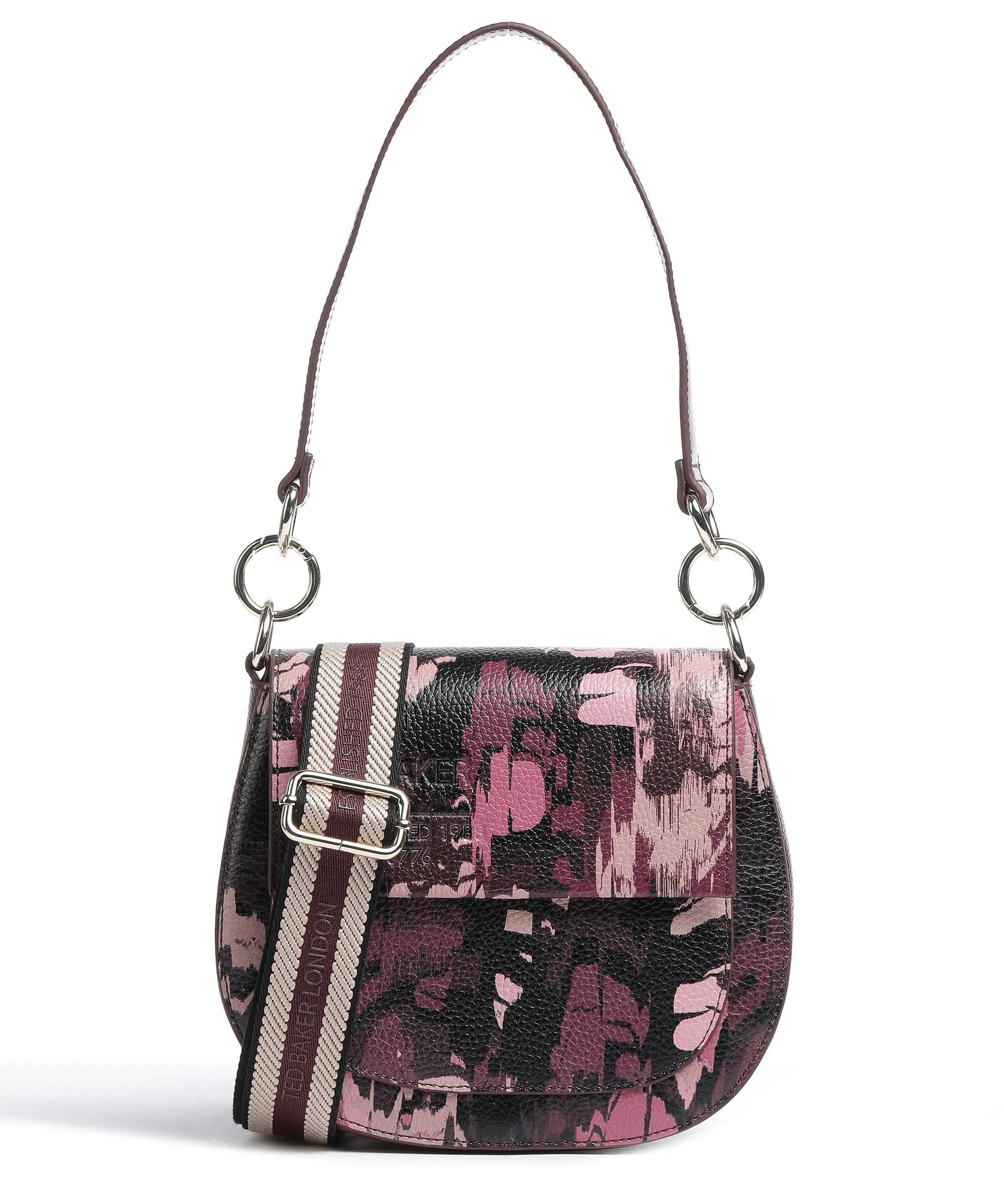  Ted Baker Beatty Borsa a spalla pelle di vacchetta grana multicolore  