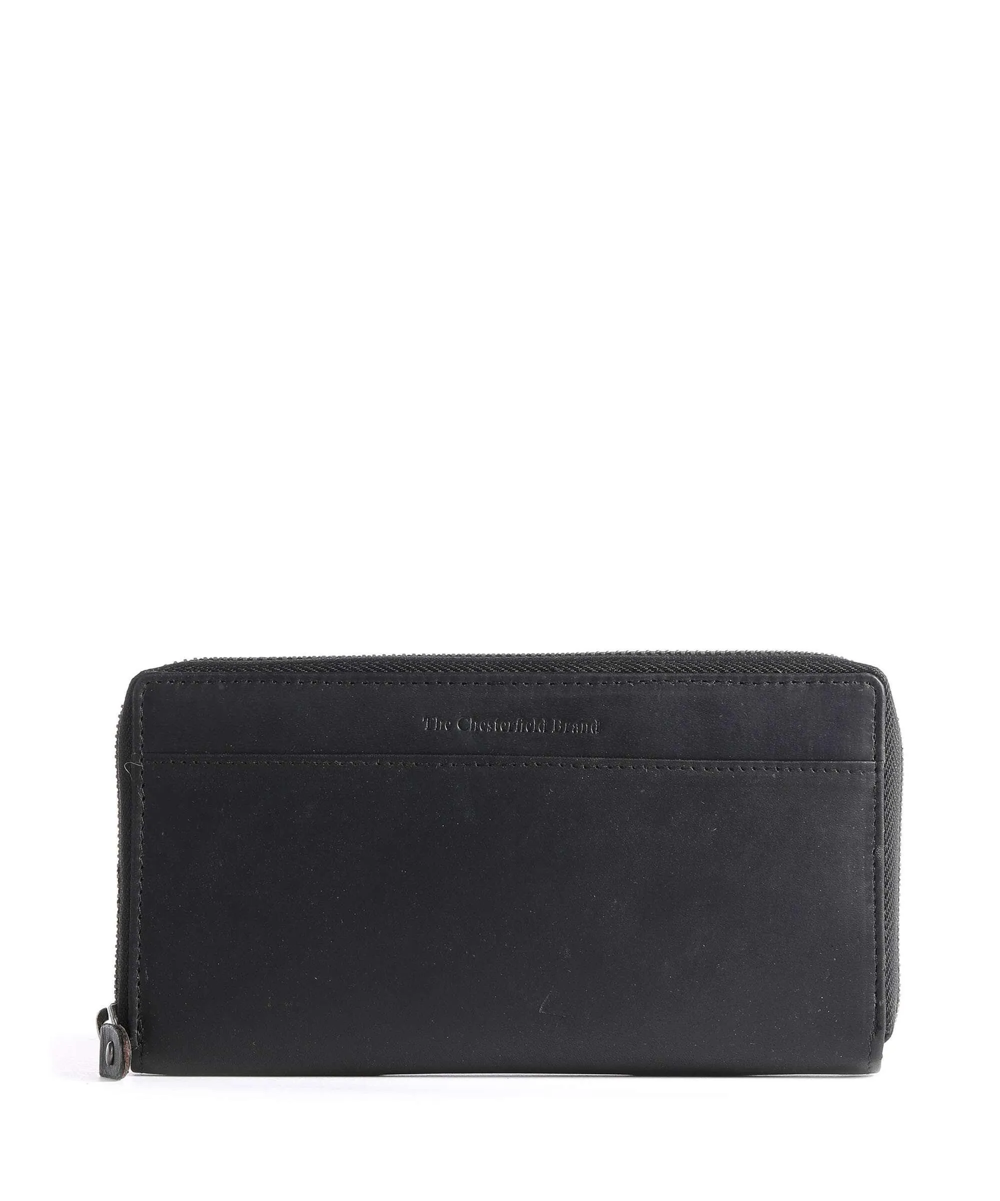  The Chesterfield Brand Halle Portafoglio pelle di vacchetta pull-up nero  