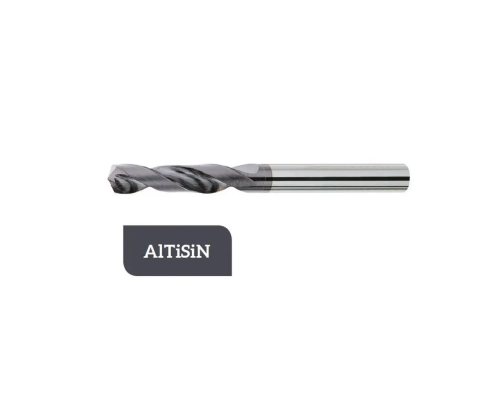 THP-2.900-1300 Punta a elica in metallo duro Ø13.0 a 2 taglienti, ad alte prestazioni con gambo cilindrico 3xØ, rivestita in AlT