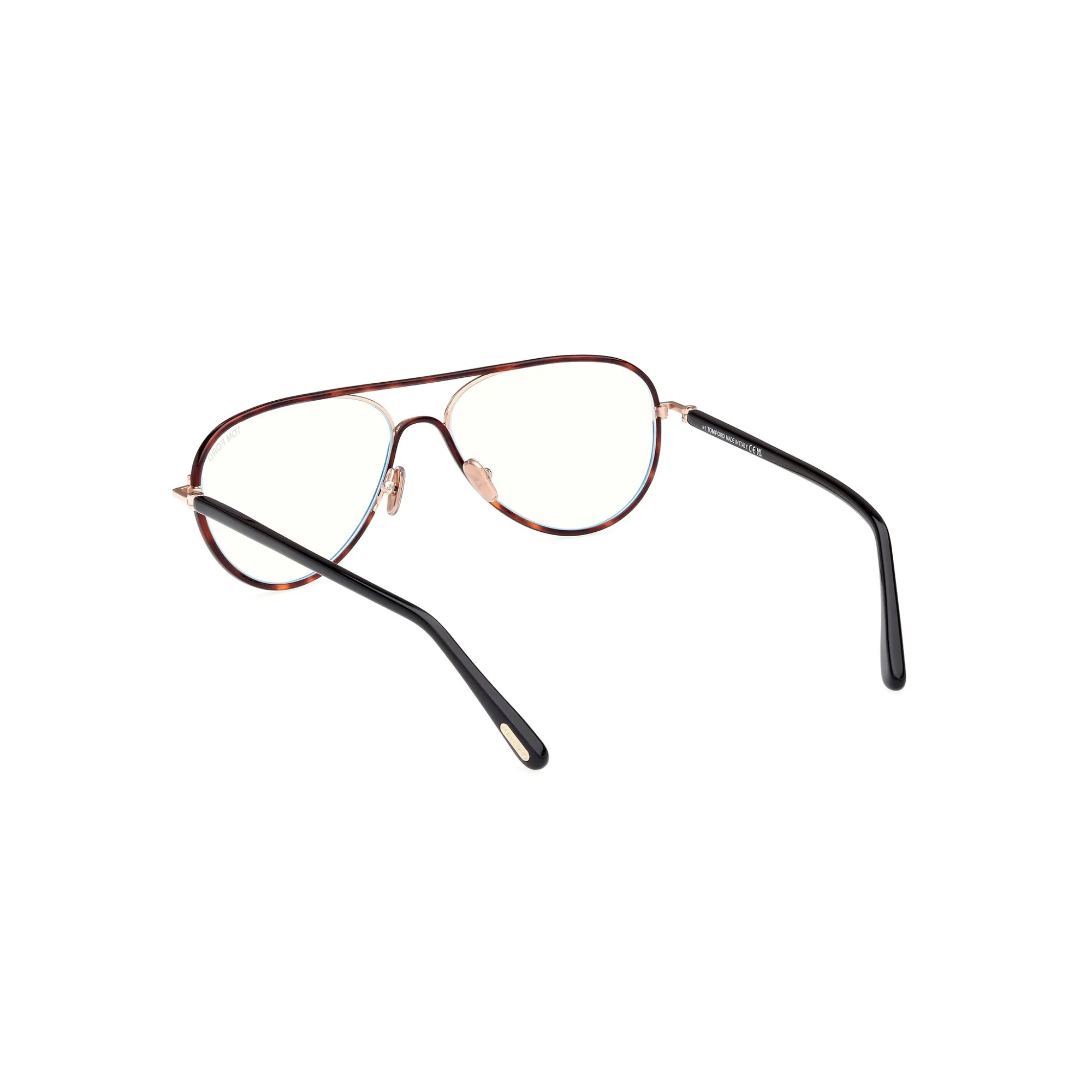   Tom Ford FT 5897-B Blue Block 053 Bionda Avana | Occhiale Da Vista Uomo 