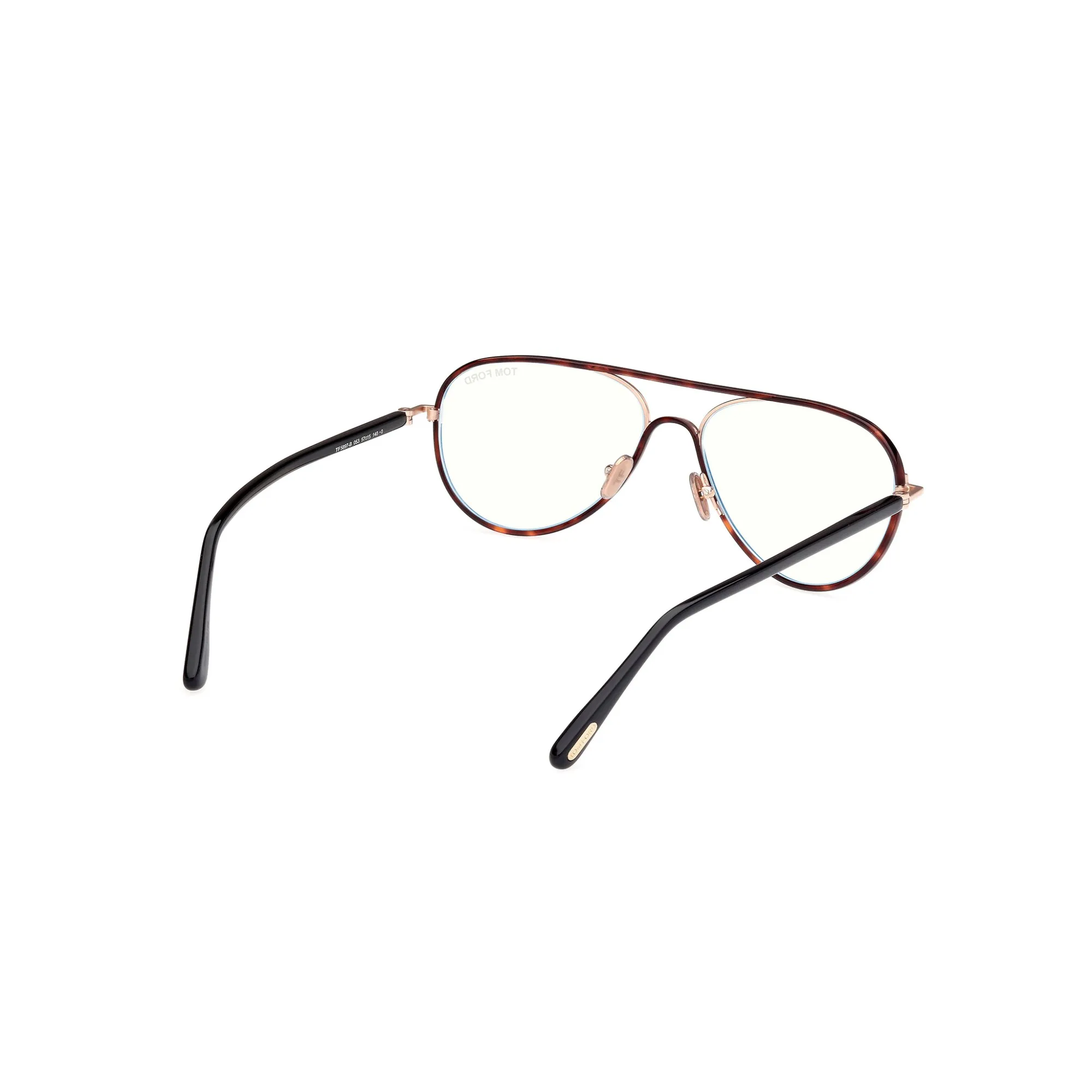   Tom Ford FT 5897-B Blue Block 053 Bionda Avana | Occhiale Da Vista Uomo 