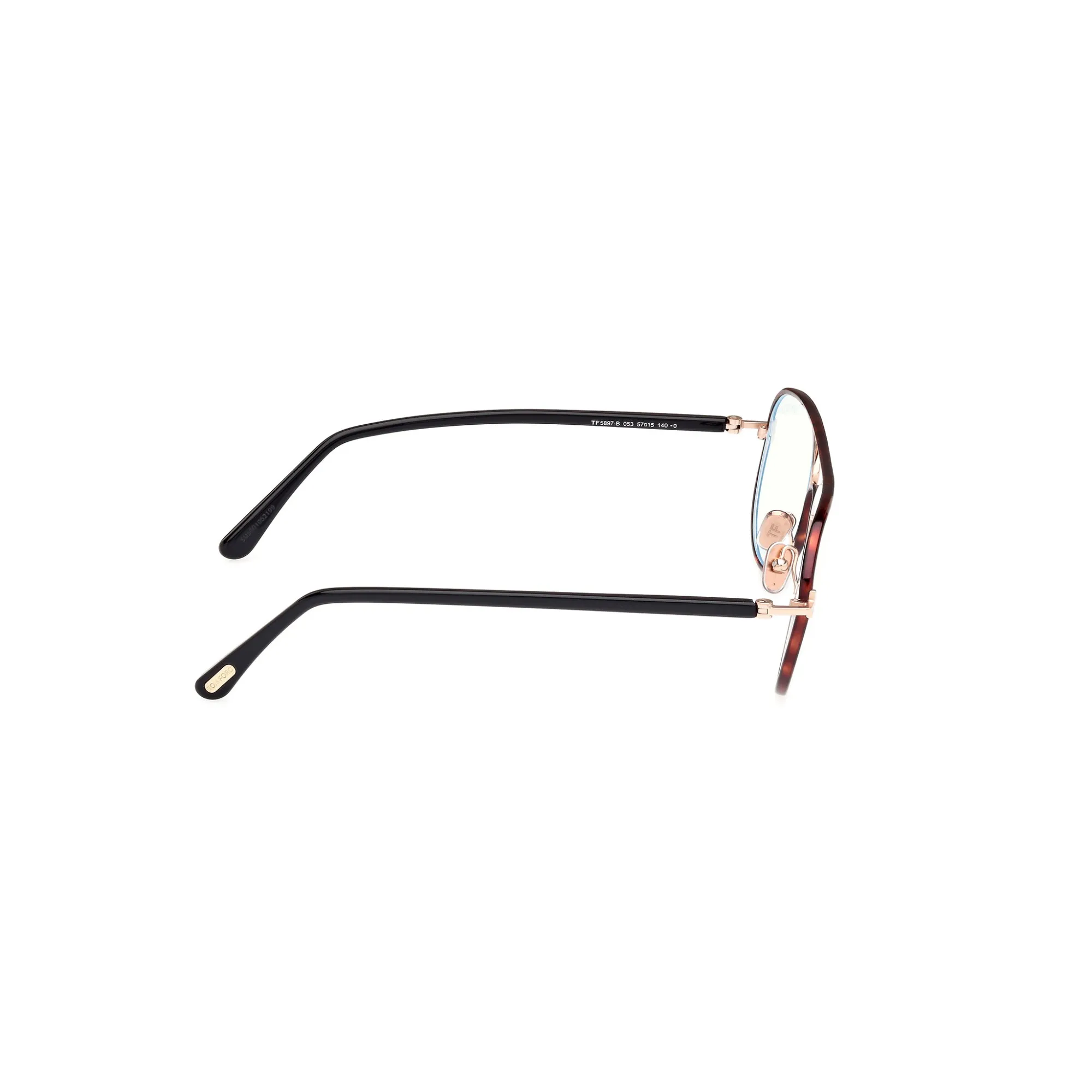   Tom Ford FT 5897-B Blue Block 053 Bionda Avana | Occhiale Da Vista Uomo 