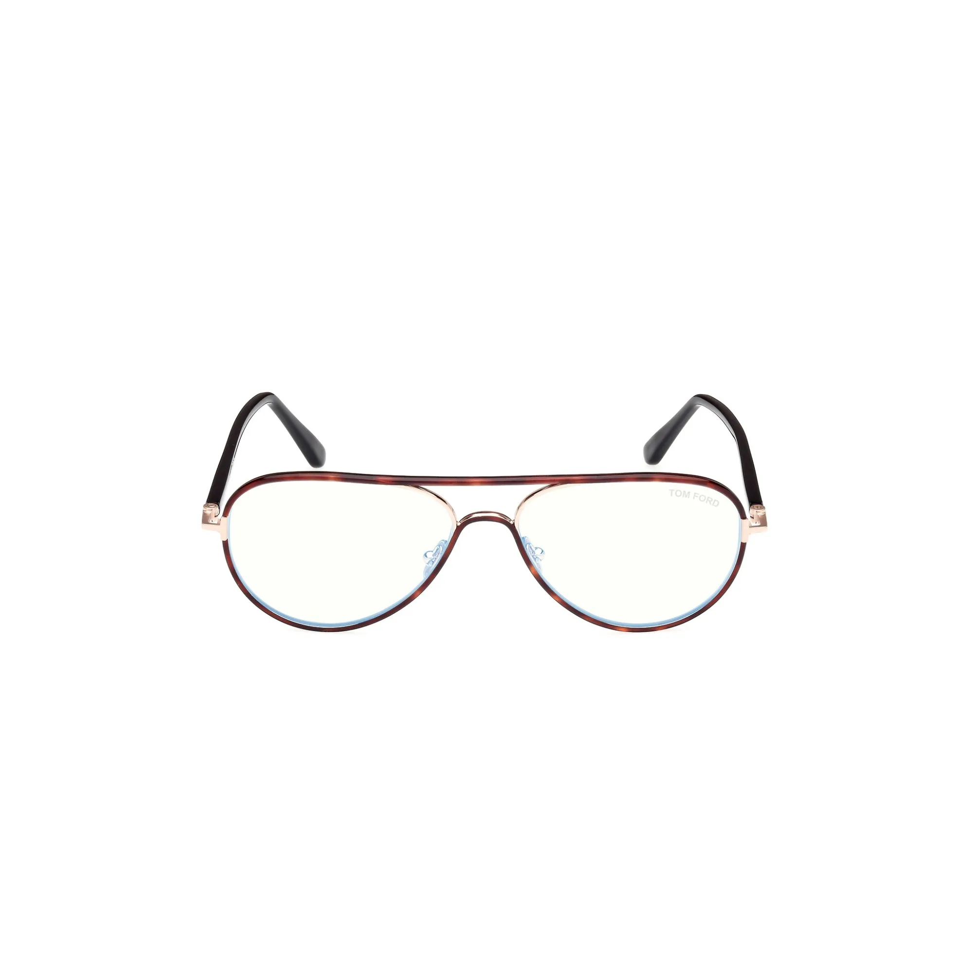   Tom Ford FT 5897-B Blue Block 053 Bionda Avana | Occhiale Da Vista Uomo 