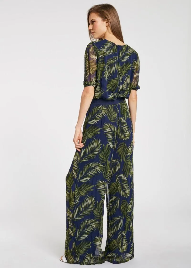 Tuta con pantalone palazzo