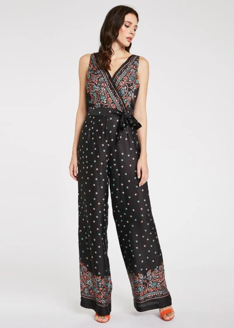 Tuta con stampa paisley