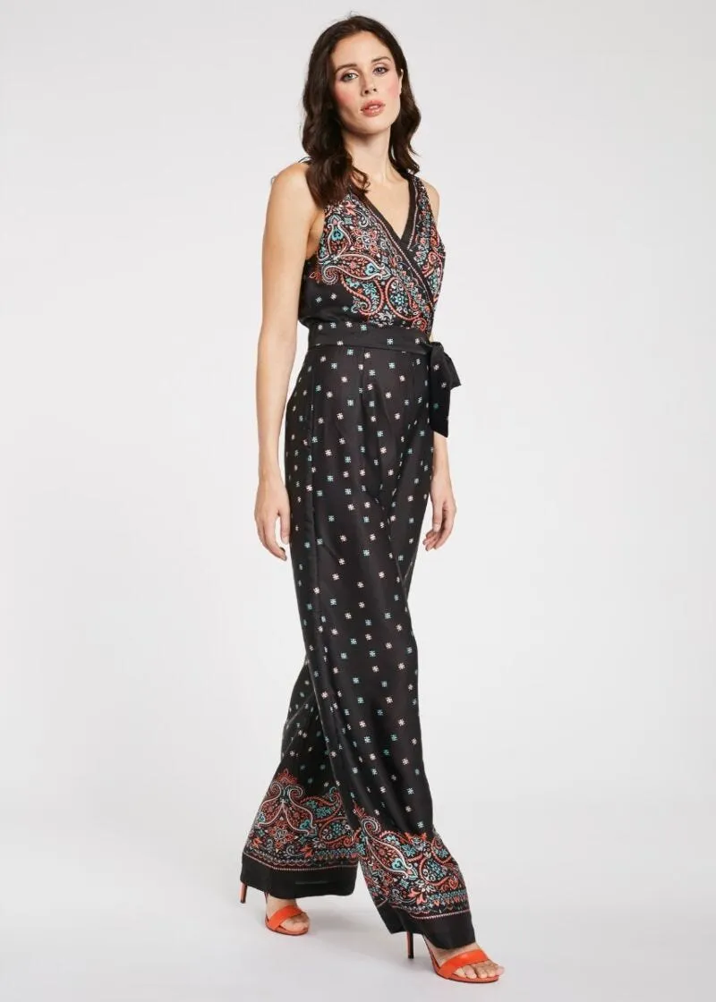 Tuta con stampa paisley