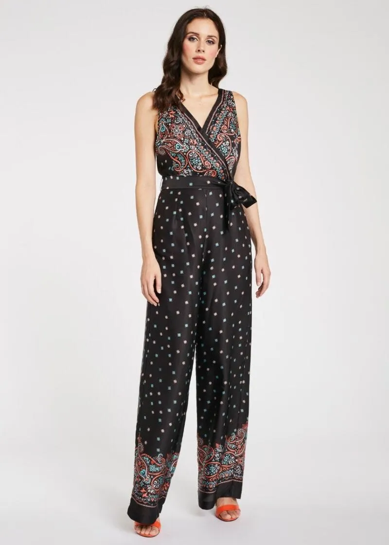 Tuta con stampa paisley