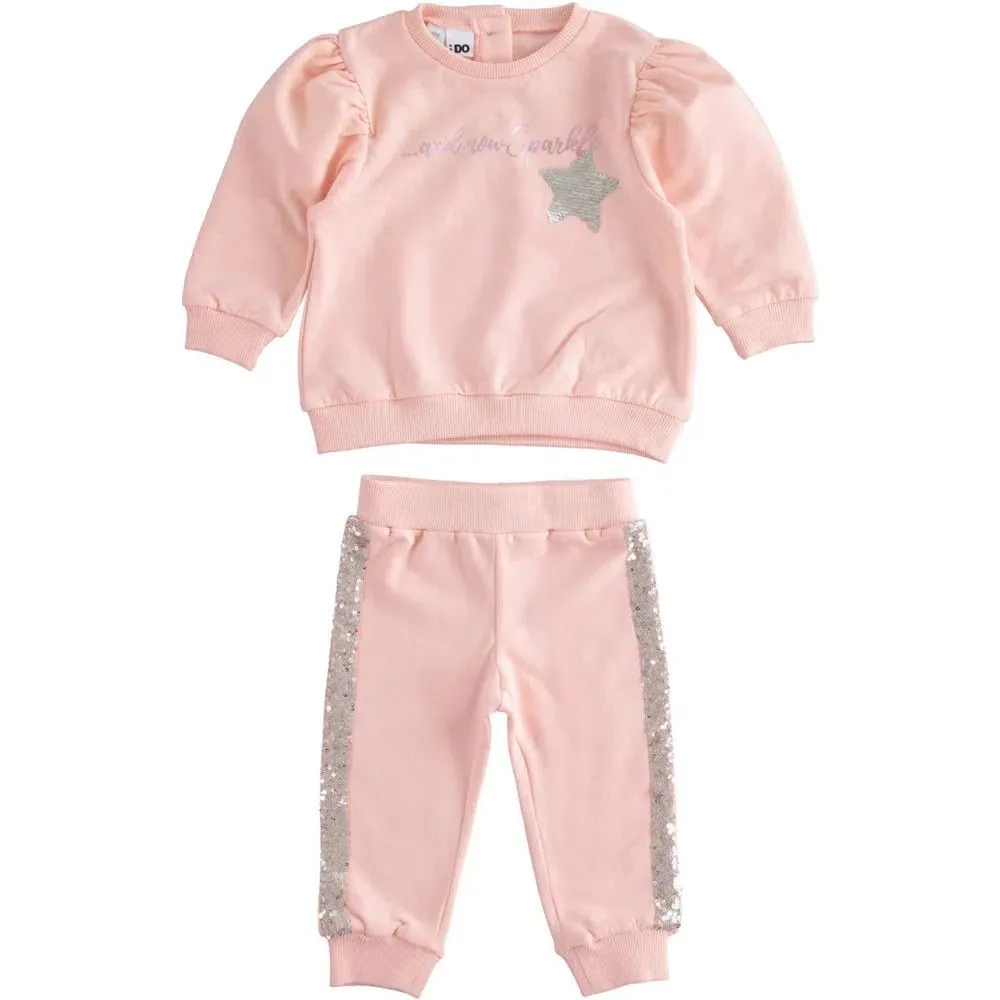 tuta da bambina jogging girocollo 4.3559 ido 
