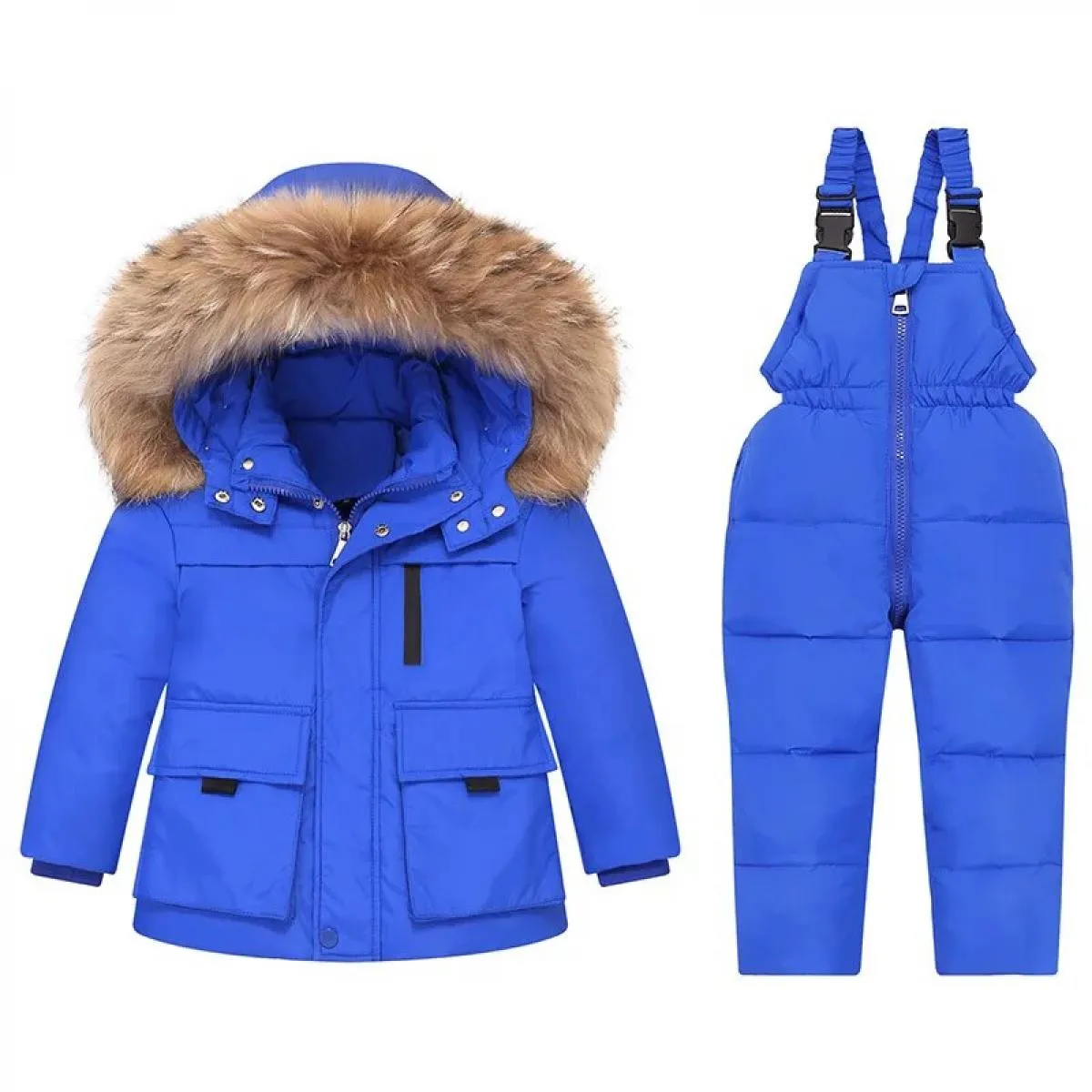 Tuta da bambino per ragazzo Piumino invernale Tuta Parka per bambini caldo Cappotto con cappuccio Tuta da neve per bambini Panno