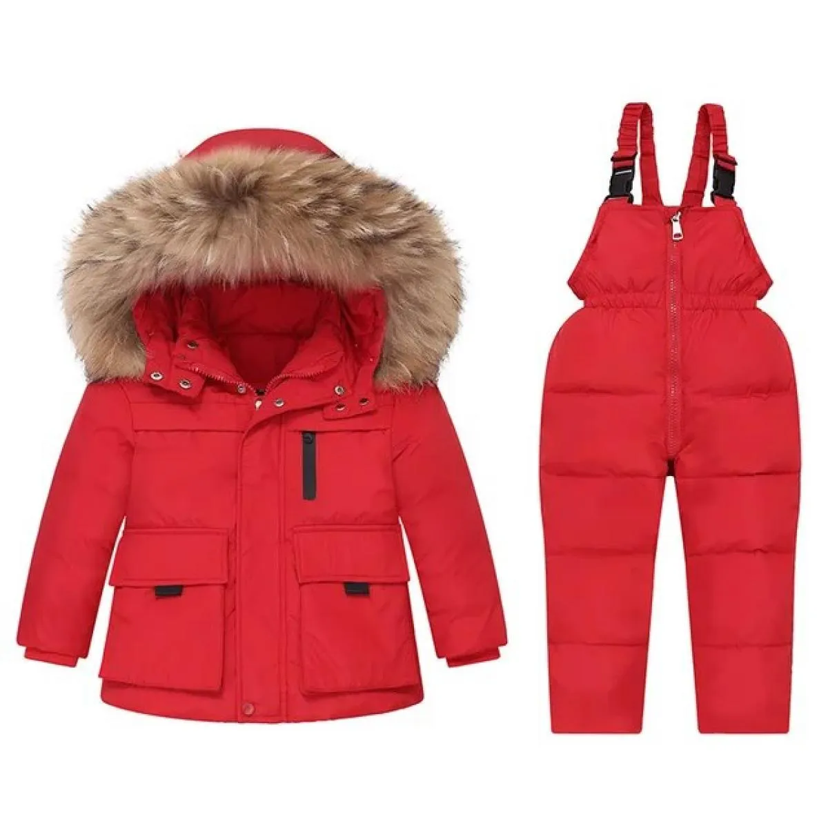 Tuta da bambino per ragazzo Piumino invernale Tuta Parka per bambini caldo Cappotto con cappuccio Tuta da neve per bambini Panno