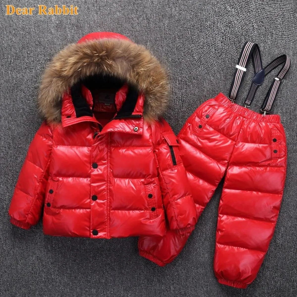 Tuta da sci invernale da 30 gradi Abbigliamento per bambini Ragazzi Ragazze Tuta sportiva Bambini Abbigliamento da neve Giacche