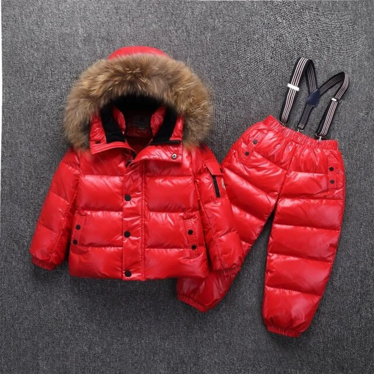 Tuta da sci invernale da 30 gradi Abbigliamento per bambini Ragazzi Ragazze Tuta sportiva Bambini Abbigliamento da neve Giacche