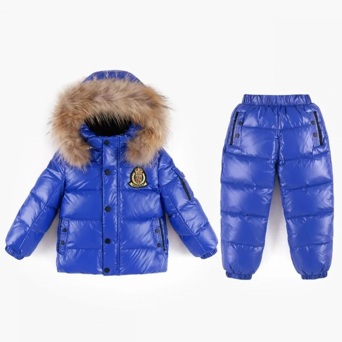 Tuta da sci invernale da 30 gradi Abbigliamento per bambini Ragazzi Ragazze Tuta sportiva Bambini Abbigliamento da neve Giacche