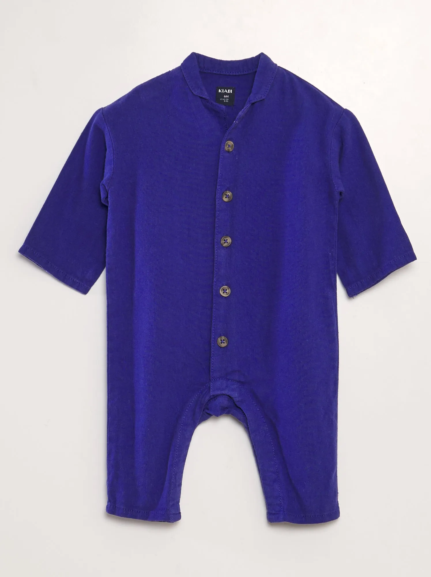 Tuta in misto lino - Unisex - BLU