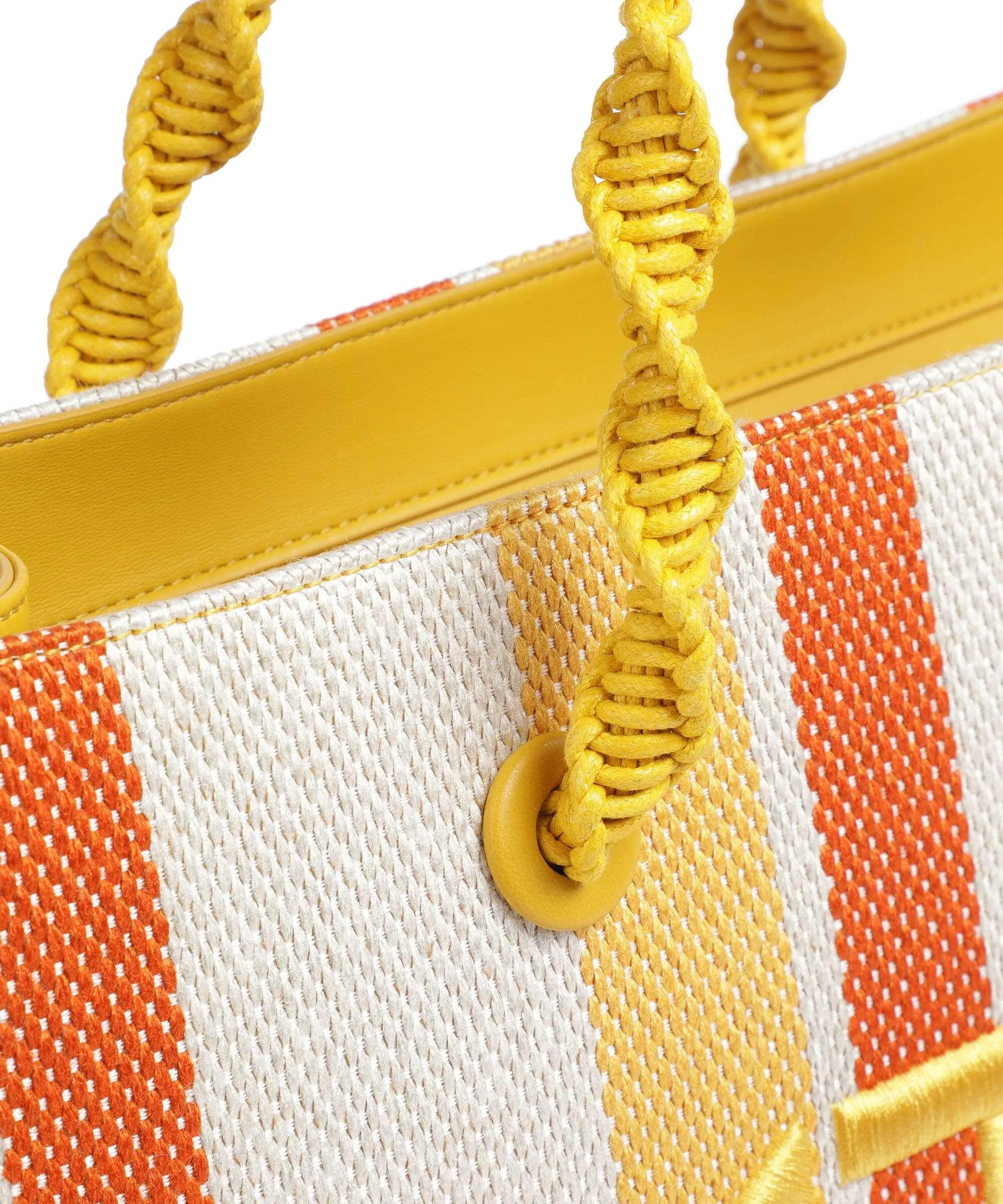  Twinset Marrakesh Borsa shopper pelle sintetica, poliestere multicolore  