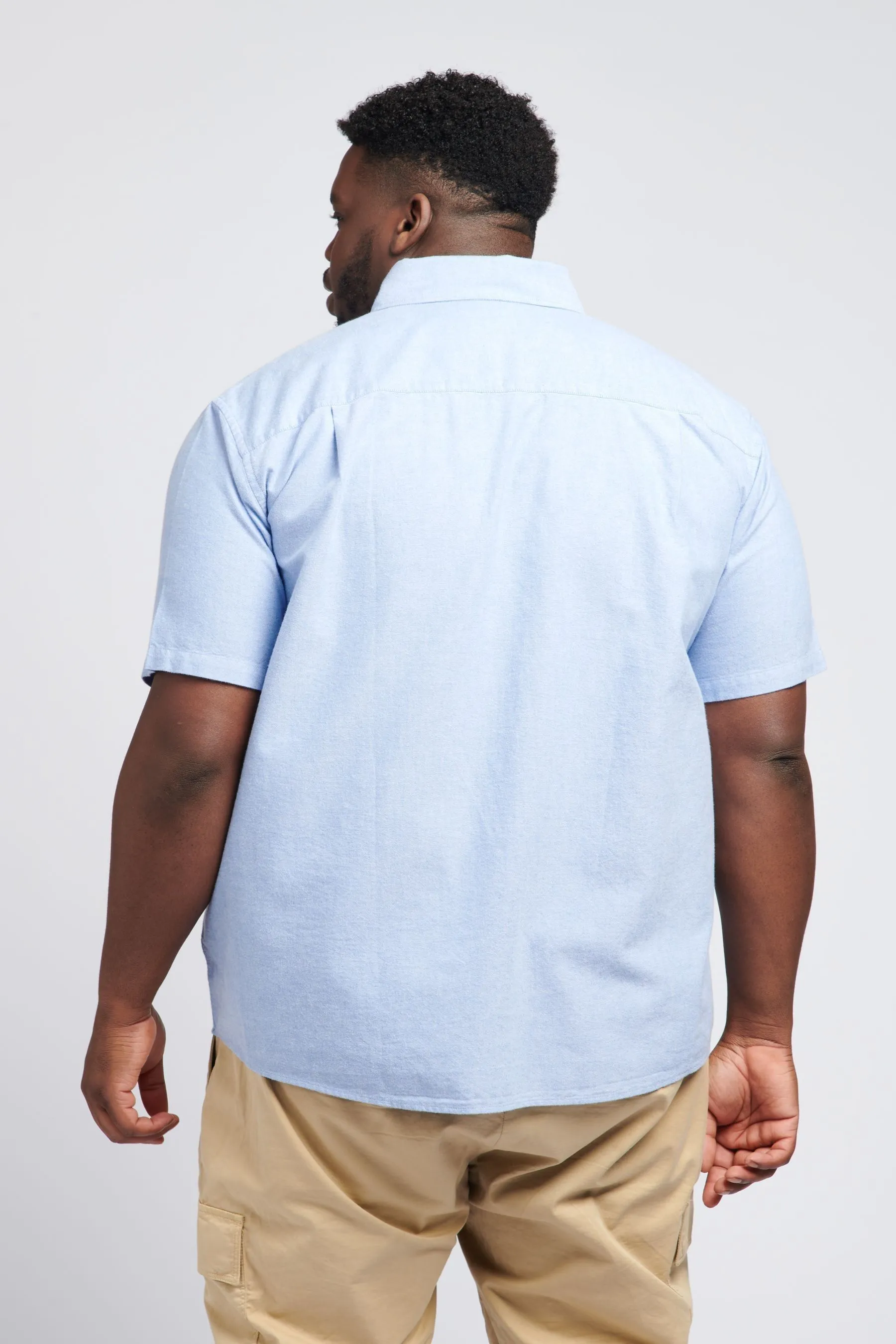 U.S. Polo Assn. Blu - Camicia Oxford a maniche corte
