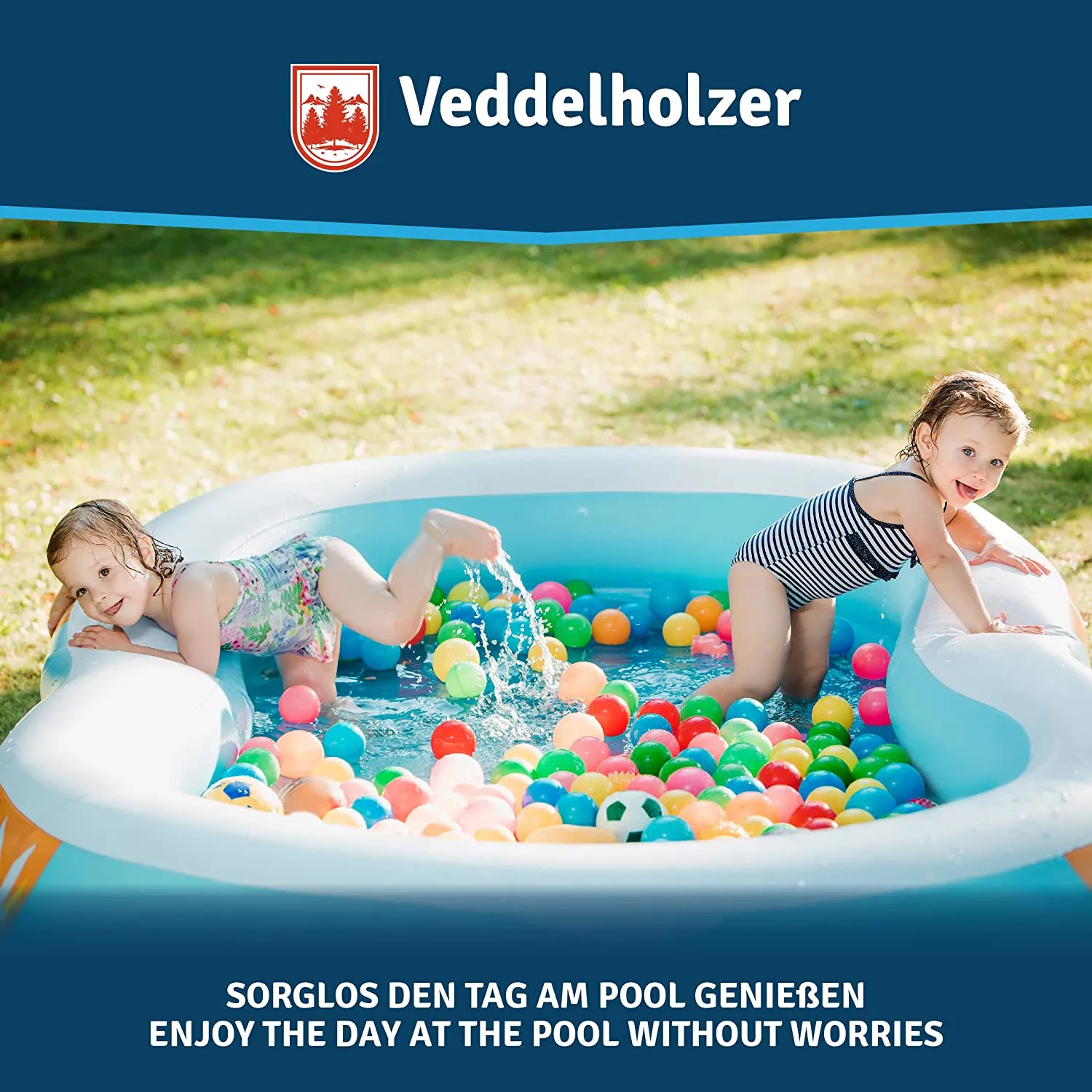 Veddelholzer Set per la riparazione della piscina Nastro impermeabile subacqueo 10 cm x 150 cm Nastro sigillante trasparente, na