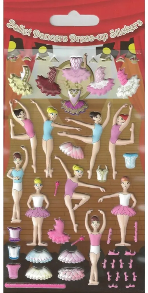 Vesti la tua ballerina con gli adesivi