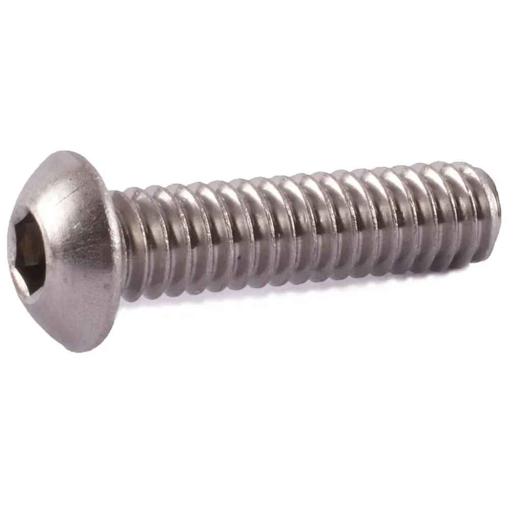 Vite a brugola con testa bombata esagonale RS PRO, 1/4-20, L. 1 1/2poll, in Acciaio
