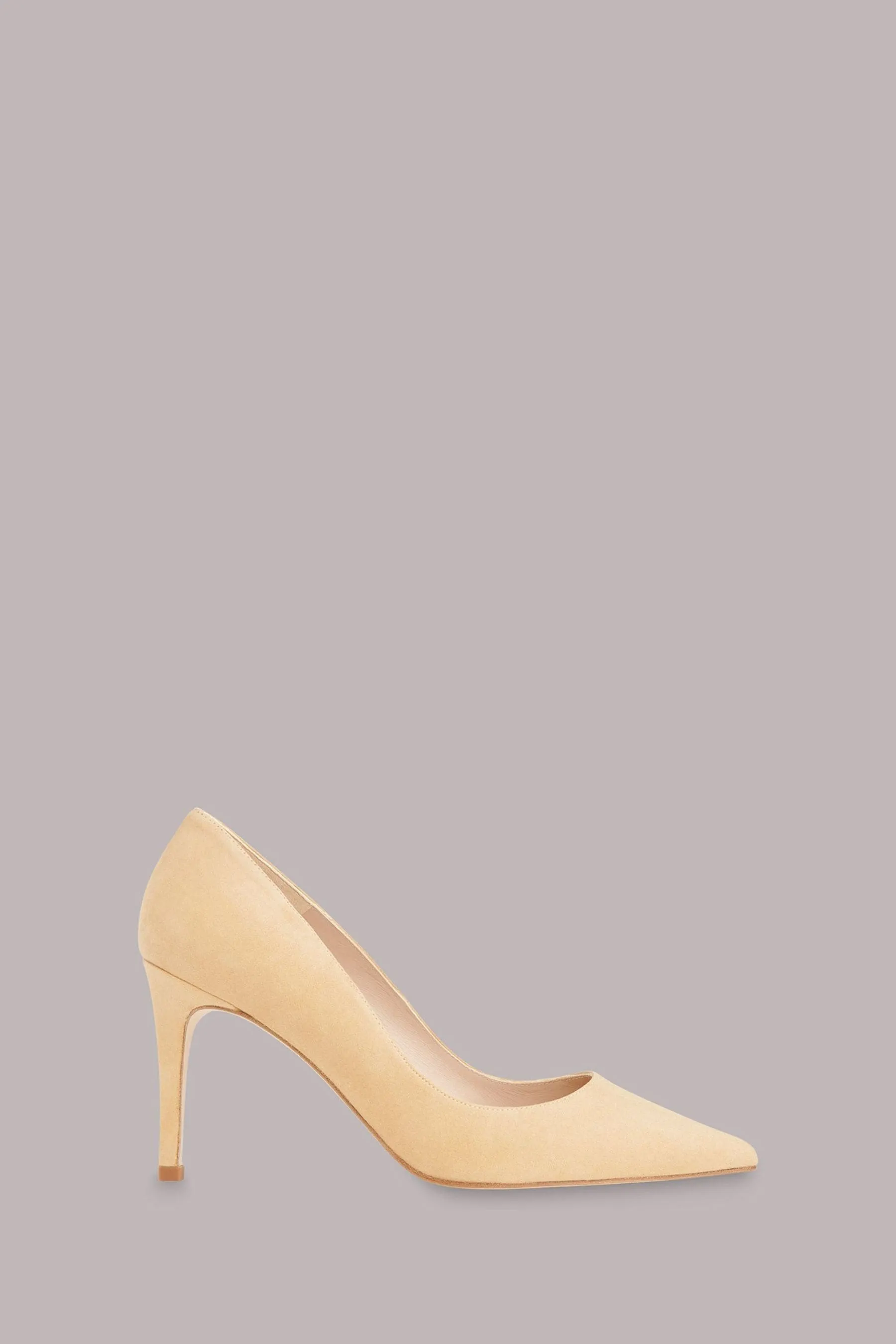 Whistles Corie - Scarpe color carne scamosciate con tacco - Scarpe