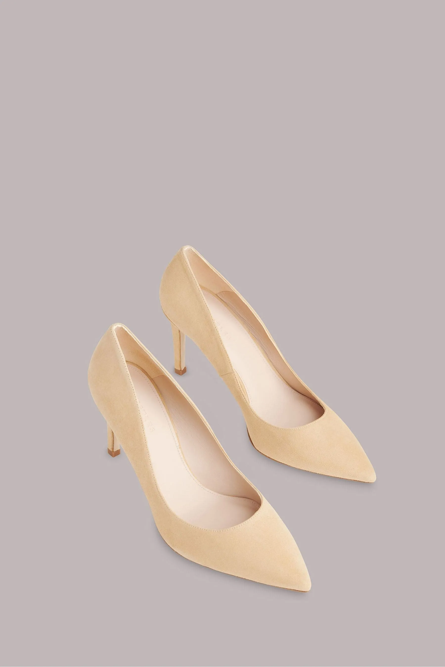 Whistles Corie - Scarpe color carne scamosciate con tacco - Scarpe