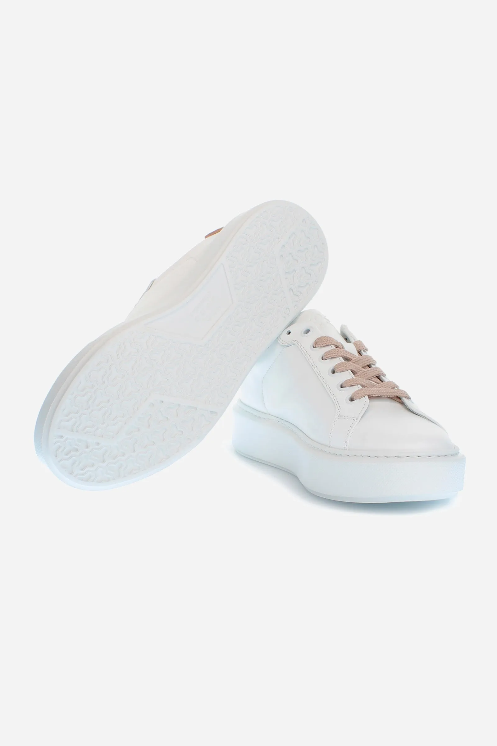 Women's leather trainers