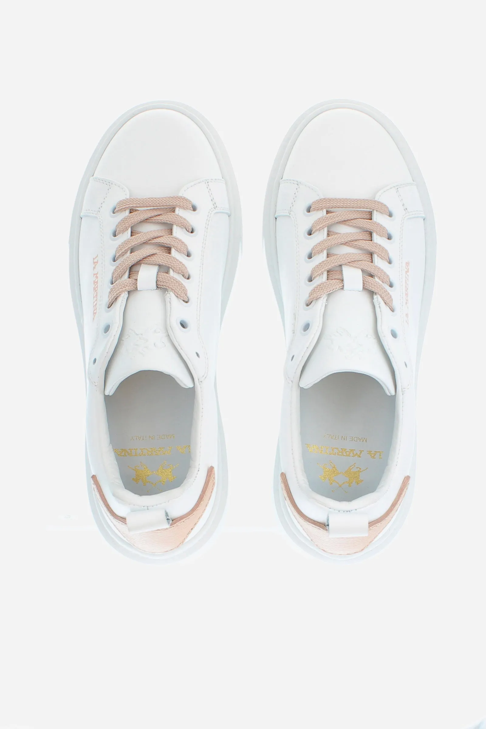 Women's leather trainers