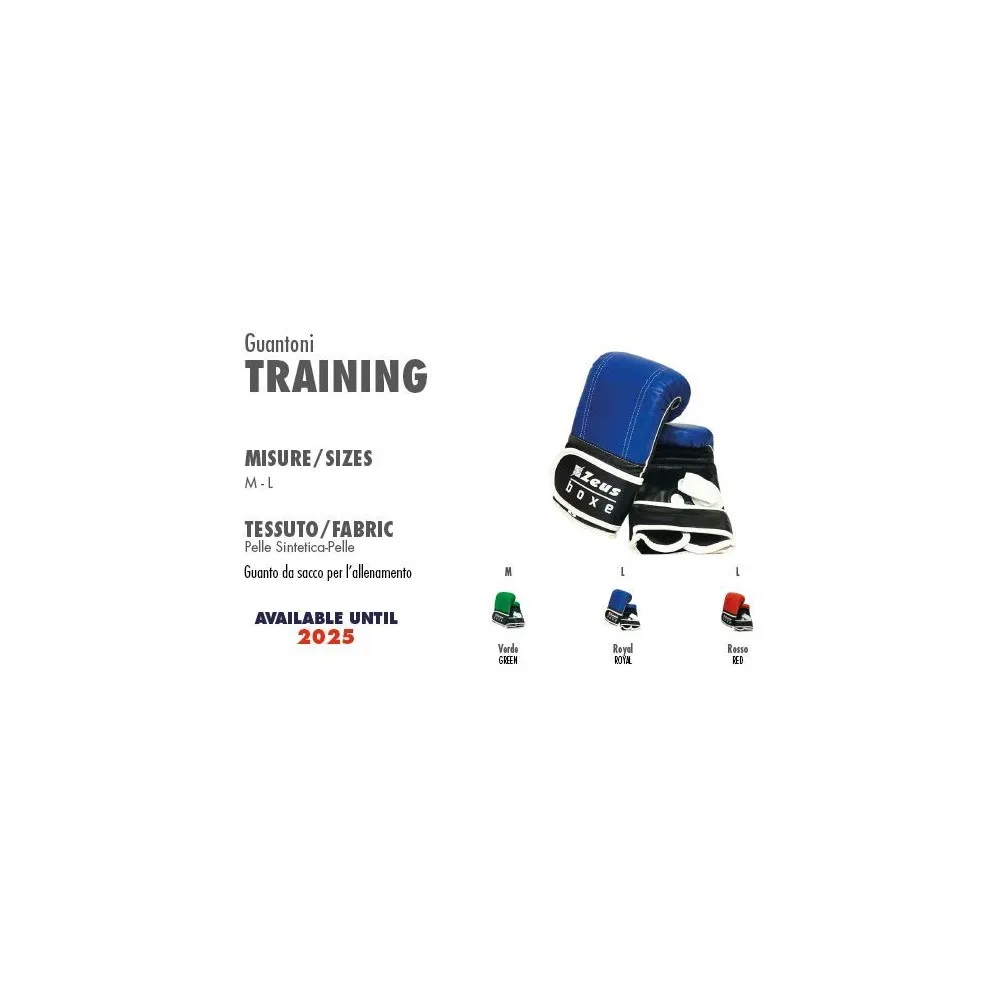 ZEUS - BOXE - GUANTONE TRAINING ROYAL